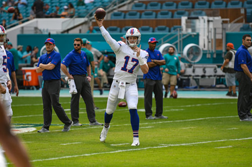 Buffalo Bills quarterback Josh Allen (17)