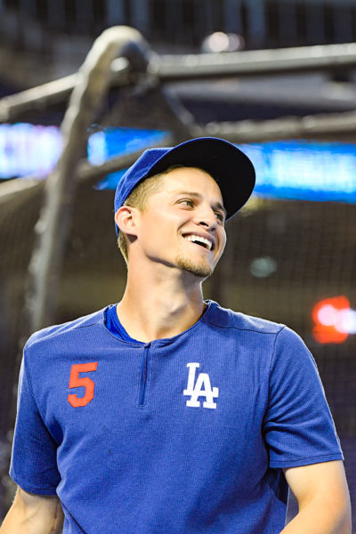 LA Dodgers shortstop Corey Seager