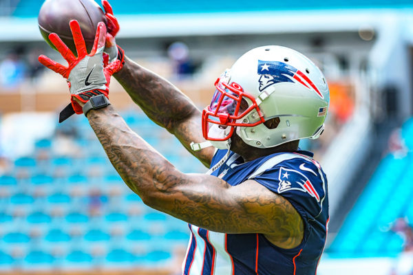 New England Patriots wide receiver Josh Gordon #10 | New England Patriots vs. Miami Dolphins | September 15, 2019 | Hard Rock Stadium