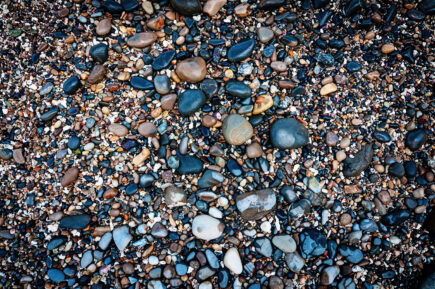 beach pebbles