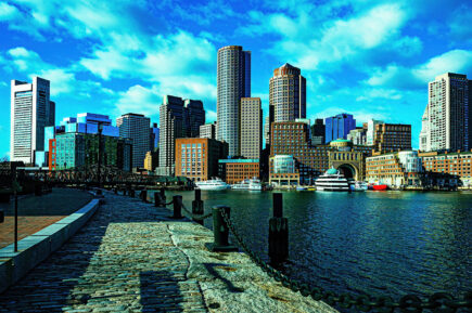 Boston Harbor Skyline