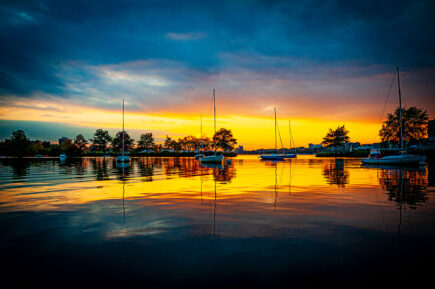 Charles River sunset